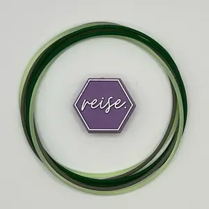 "Typickle" / Silicone Stacking Bracelets / Specialty Color Stack