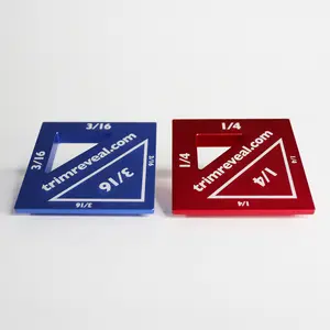 1/4" & 3/16 Trim Reveal Tool pack of 2 - Molding Spacer/Reveal for Doors and Windows - Now you can hang it on your tool belt. Ships directly from California.