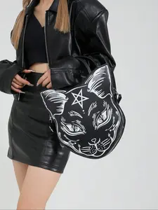 Fashionable and uniquely designed women's bag with cartoon animal patterns, Handbag Shoulder Purse, perfect for holidays, vacations, shopping, outdoor activities, parties, and other occasions. It is a fun and novel gift choice.