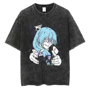Jujutsu Kaisen Mahito Cursed Spirit Washed Graphic Streetwear T-Shirt