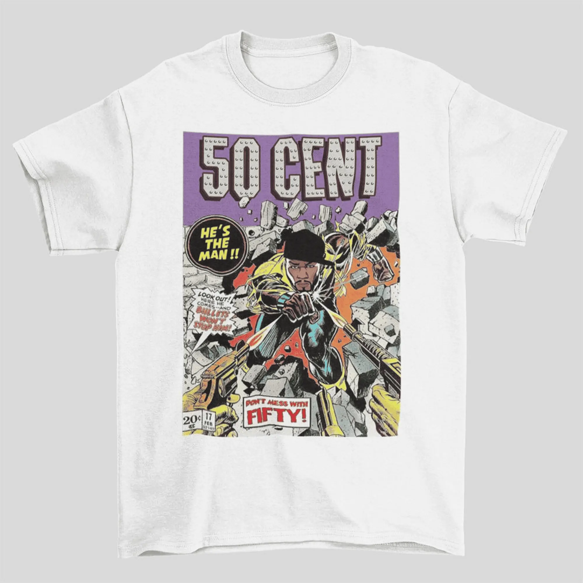 Fifty Cent Graphic Tee, Unisex Hoodie, Crewnecks Sweatshirt, Rapper T-shirt, Gift For HipHop Lovers