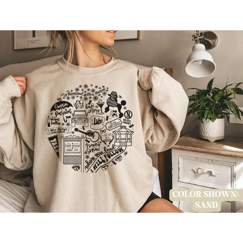 Gilmore Girl Chilton School Sweatshirt Gilmore Girls Rory Stars Hollow Shirt