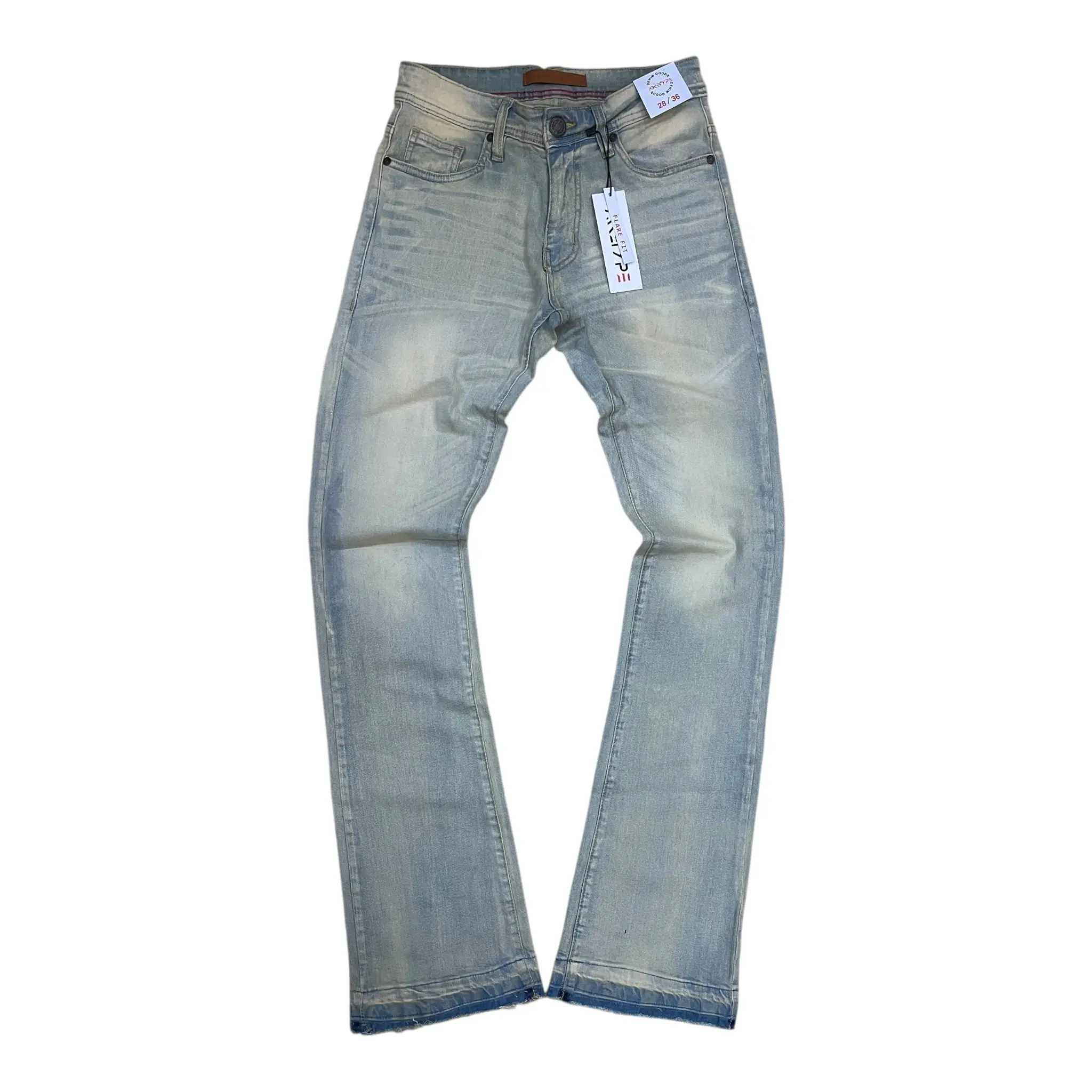 P537 - Essntl Stretch Stacked Flare Jeans