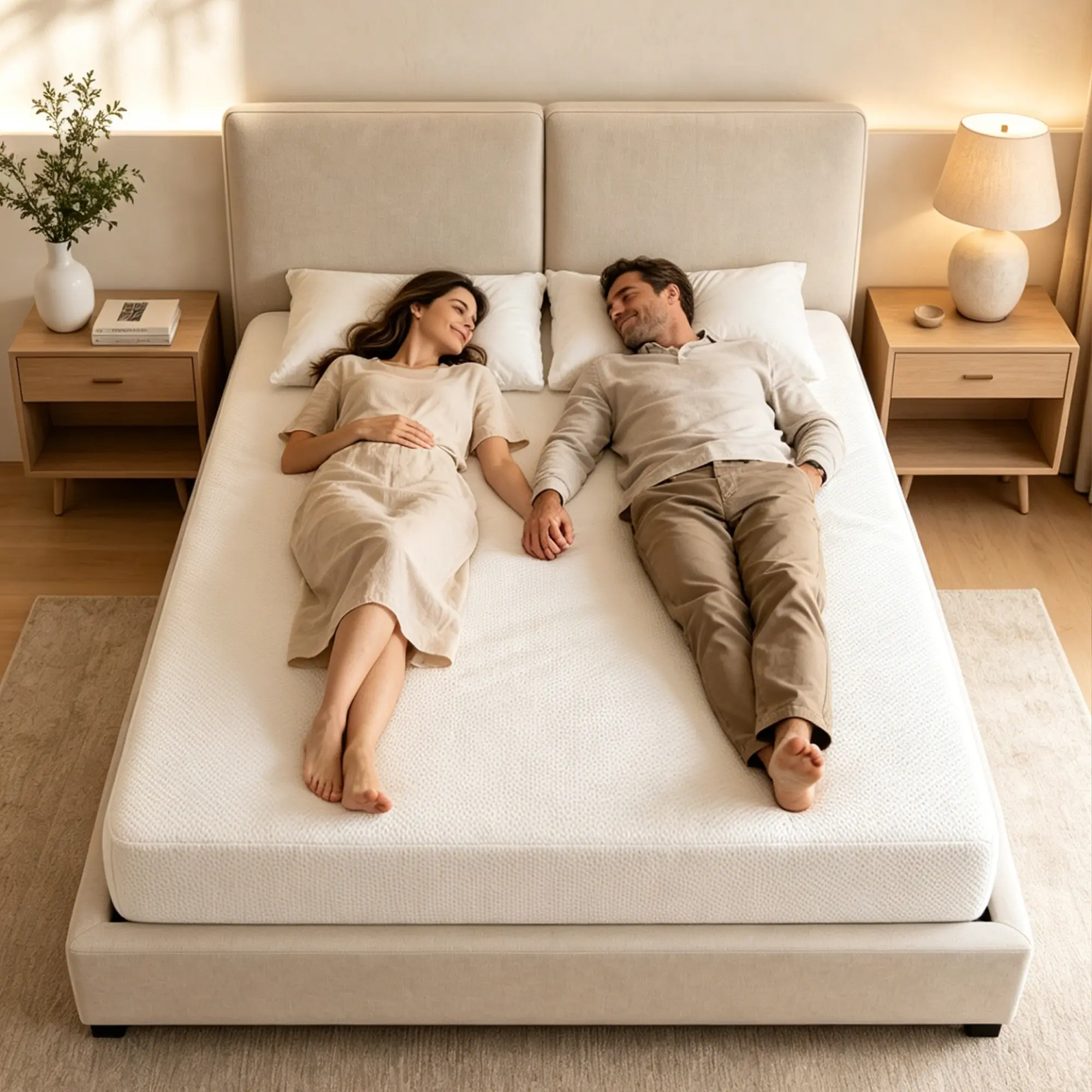 Double Size Bed Cooling Gel Mattress, Breathable Fabric, Effective Night Sweat Reduction