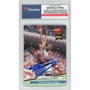 Shaquille O'Neal Orlando Magic Autographed 1992 Ultra RC #328 Card - Fleer - Fanatics Authentic Certified