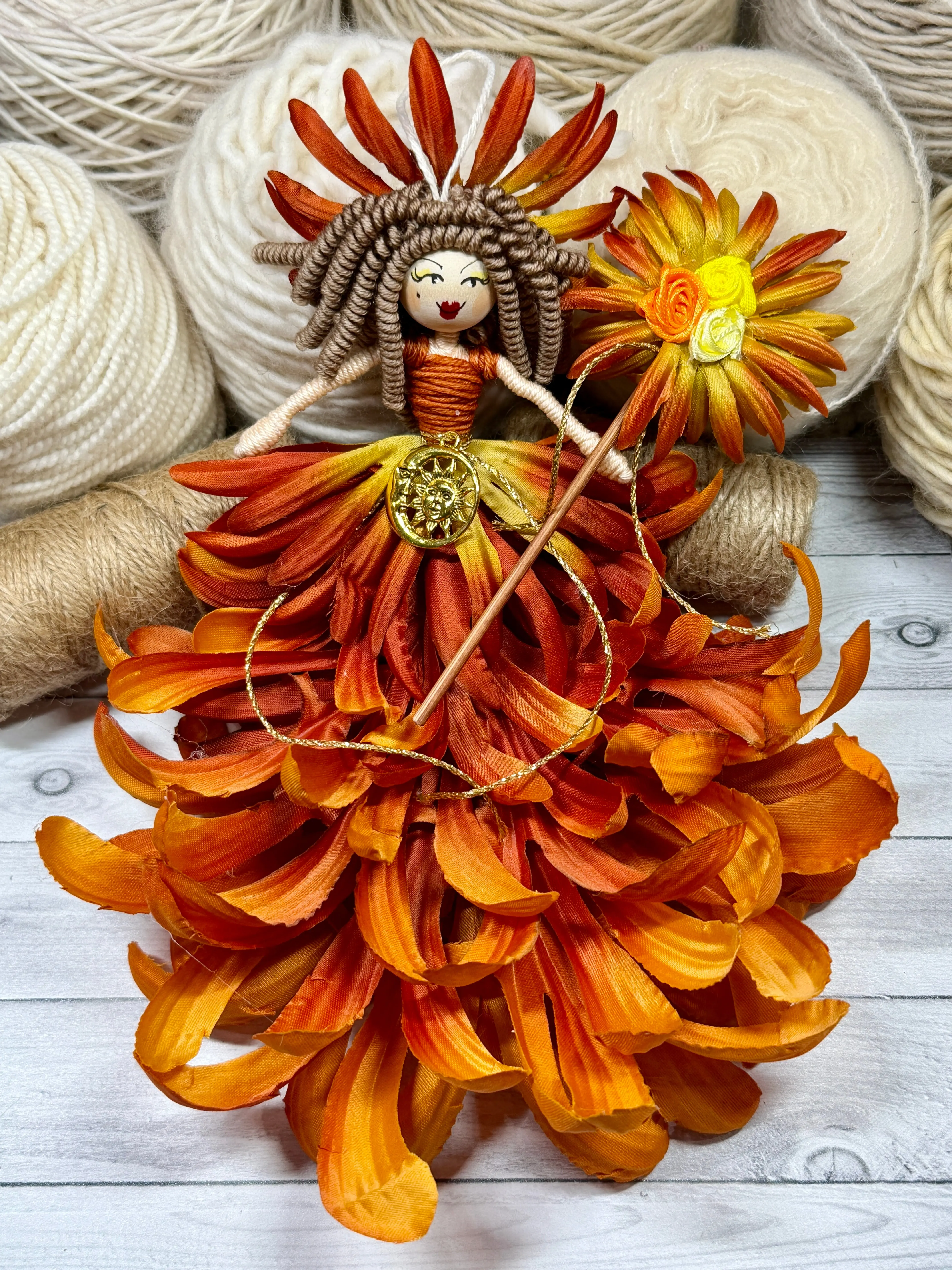 The Autumn Equinox Queen | Handmade One-of-a-Kind Collectible Art Doll