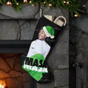 Personalized Christmas Stocking with Custom Santa Sock - Festive Holiday Decor & Unique Gift Idea for Xmas
