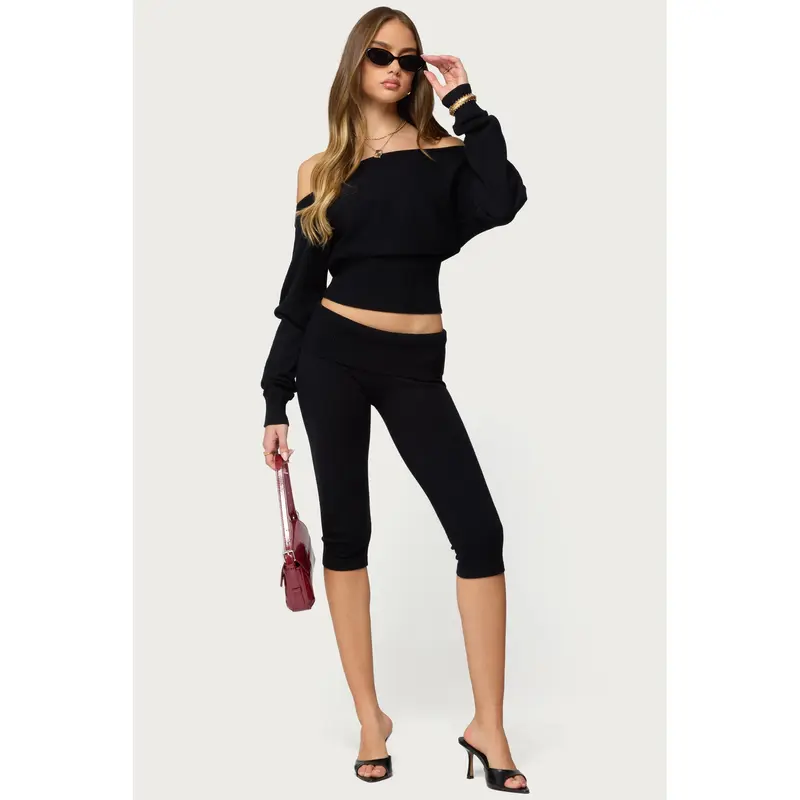 Skyla Knit Capri Pants
