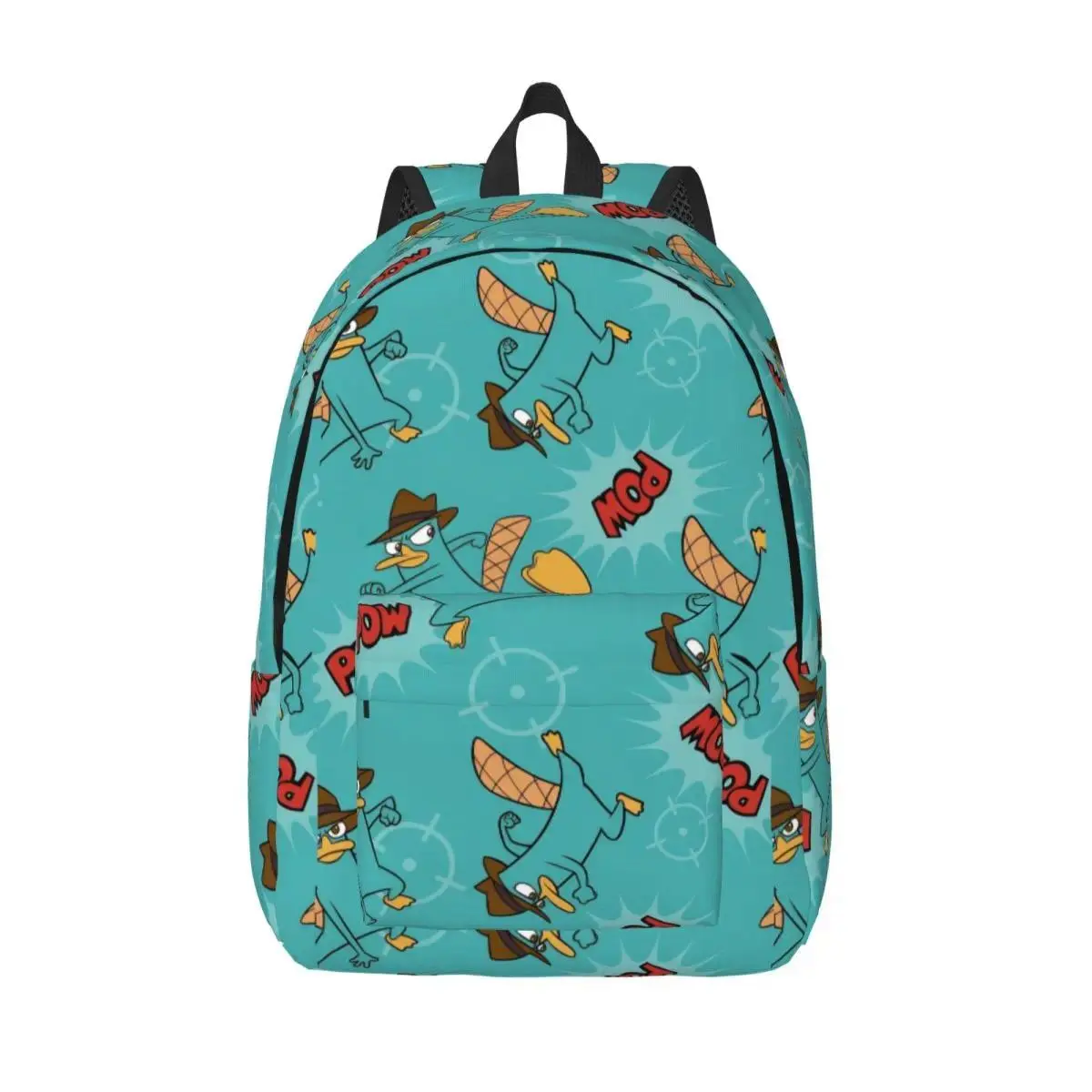 Perrys The Platypused Backpack for Men Women Teenage Student Work Daypack Laptop Shoulder Bag Gift