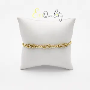 B19 Infinite Bracelet- Gold Plated 14k