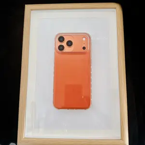 Aesthetic Orange Color Gradient Transparent Lightweight Phone Case Cover, Protective Casing for iPhone 17 Pro/ProMax, Mobile Phone Accessories with Enhanced Protection