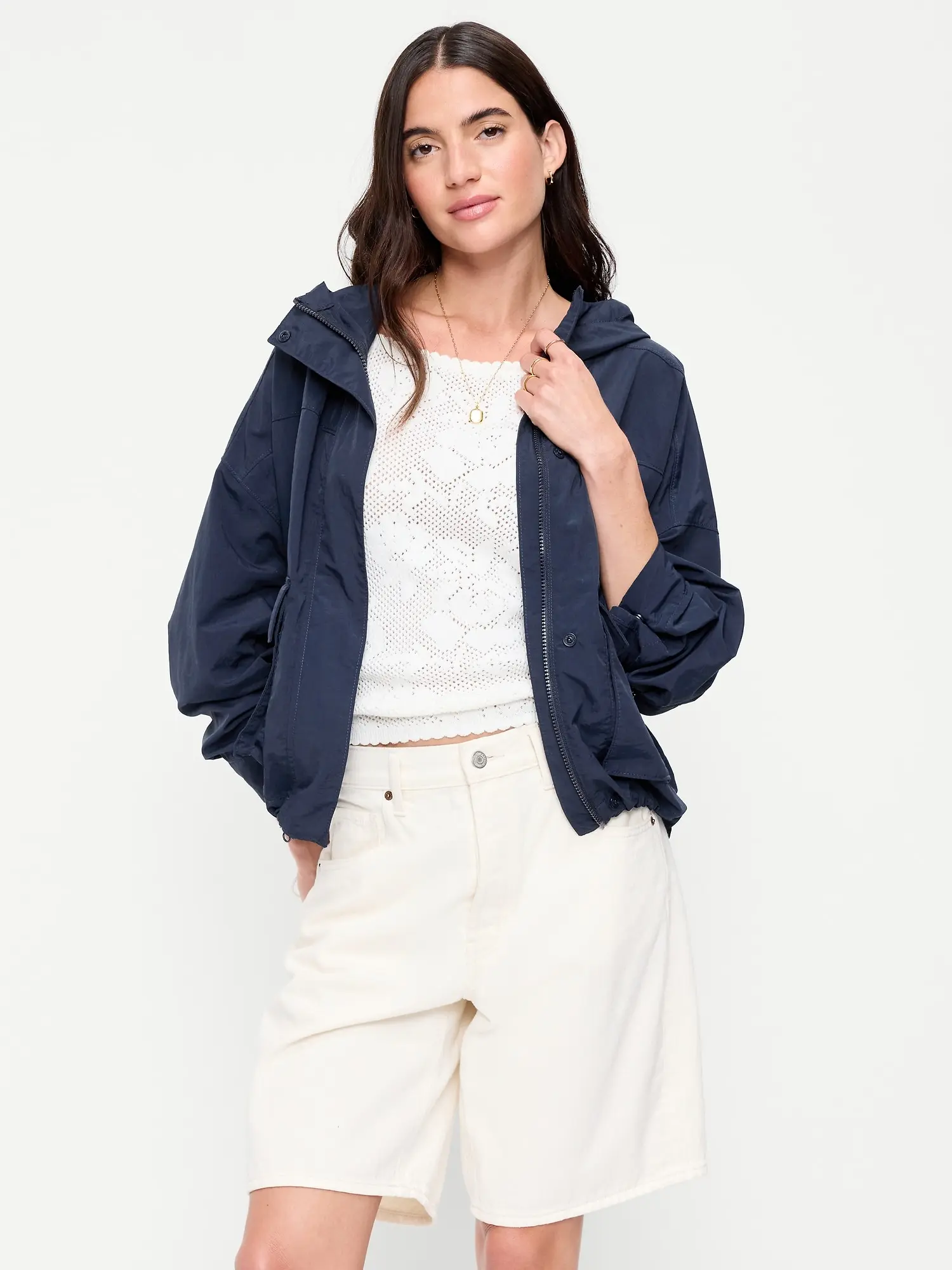 Old Navy Women's Full-Zip Windbreaker Old Navy Women's Full-Zip Windbreaker