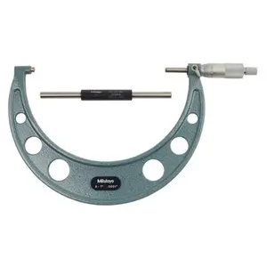 Mitutoyo  6-7 in. Mechanical Micrometer with Ratchet Stop Standard
