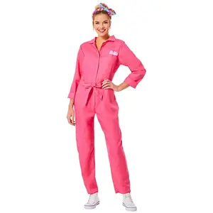 Women's Barbie Movie Pink Jumpsuit Costume