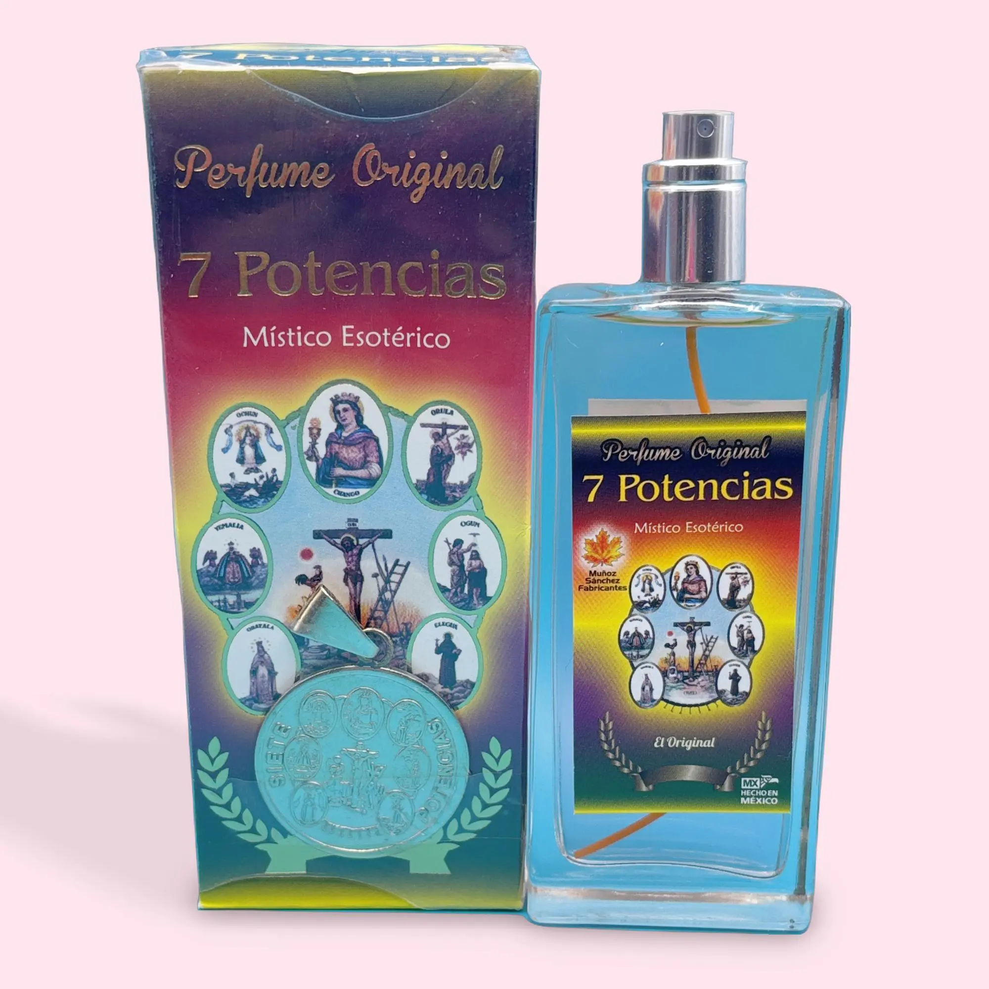 Perfume Cologne, 7 African Powers (7 Potencias) Long-Lasting and Strong-Scented Unisex Fragrance, Single Item