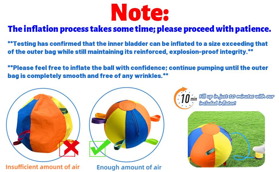 Dog Herding Ball Push & Chase Interactive Toy for Supervised Outdoor Play, Safe Herding Ball for Dogs NOT for Aggressive Chewing