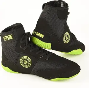 Men’s Wrestling Shoes Martial Arts Training Shoes Lightweight Mesh Cross Training High Back Grappling MMA Boxing Footwear Breathable Gym Sneakers High Grip Ankle Support Combat Sport Men’s Performance Workout Shoes Athletic Training Sneakers Fitness Gear