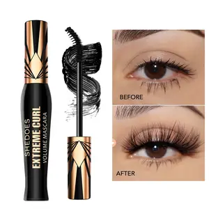 Extreme Curl Mascara - Waterproof Smudge-Proof Long-Lasting Thick Lashes Curling Mascara Volumizing Mascara