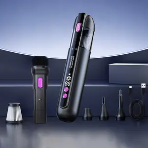 Handheld Cordless Car Vacuum Cleaner 15000Pa, 3-in-1 Portable Vacuum with LED Light,LED Display & Washable HEPA Filter,USB-C Rechargeable, up to 30-Min Runtime for Car, Home, Desk & Pet Hair