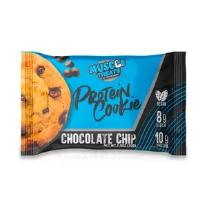 Forzagen Vegan Chocolate Chip Protein Cookies - No Corn Syrup, Artificial Sweeteners, Fats or Dairy, High in Fiber, 12 Pack