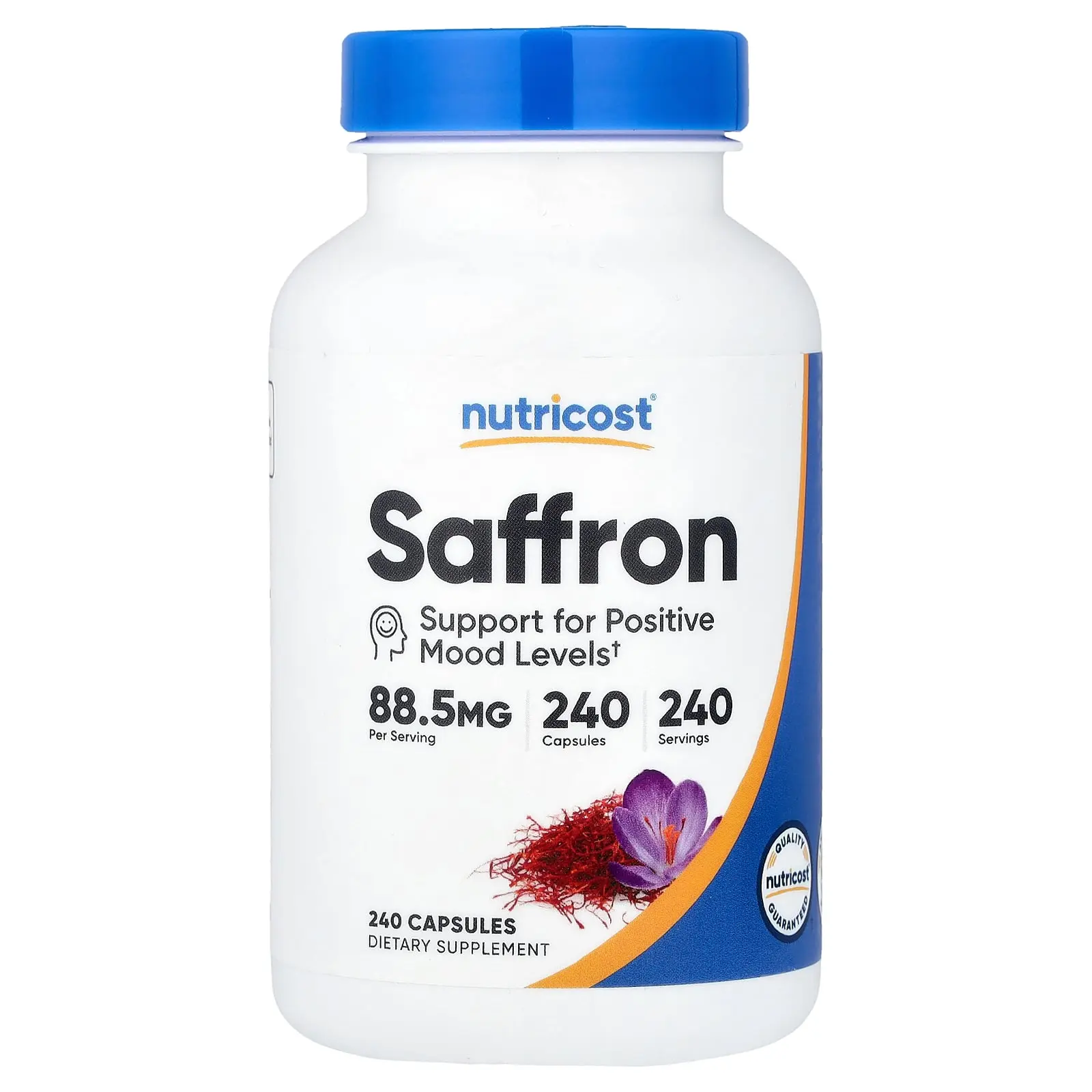 Nutricost Saffron, 88.5 mg , 240 Capsules Nutricost Saffron, 88.5 mg , 240 Capsules