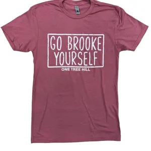Go Brooke Yourself Graphic Tee One Tree Hill Inspired Unisex T-Shirt Casual Vintage Style Top for Fans
