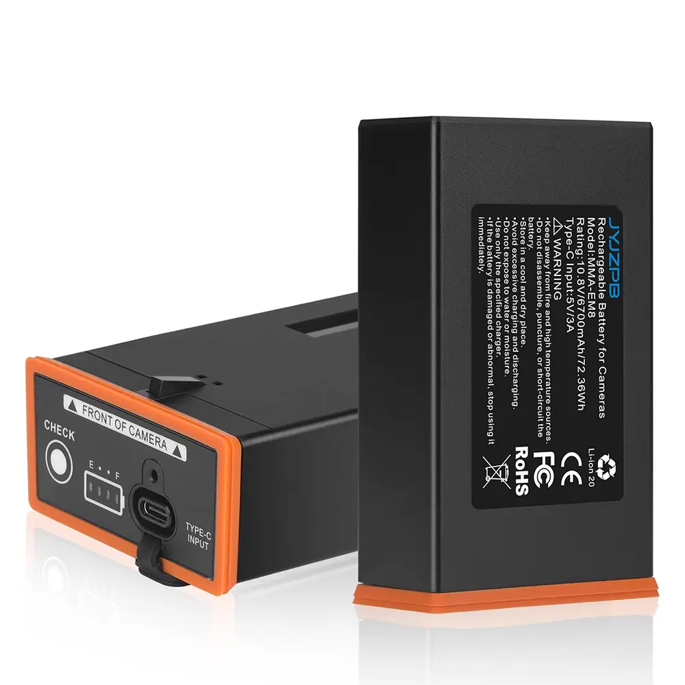 2 Packs 6700mAh Rechargeable Battery for Moultrie Edge Battery Pack, Rechargeable Lithium-Ion Battery Pack for Moultrie Power Mag Edge Series Cameras  Cellular Trail Hunting Camera