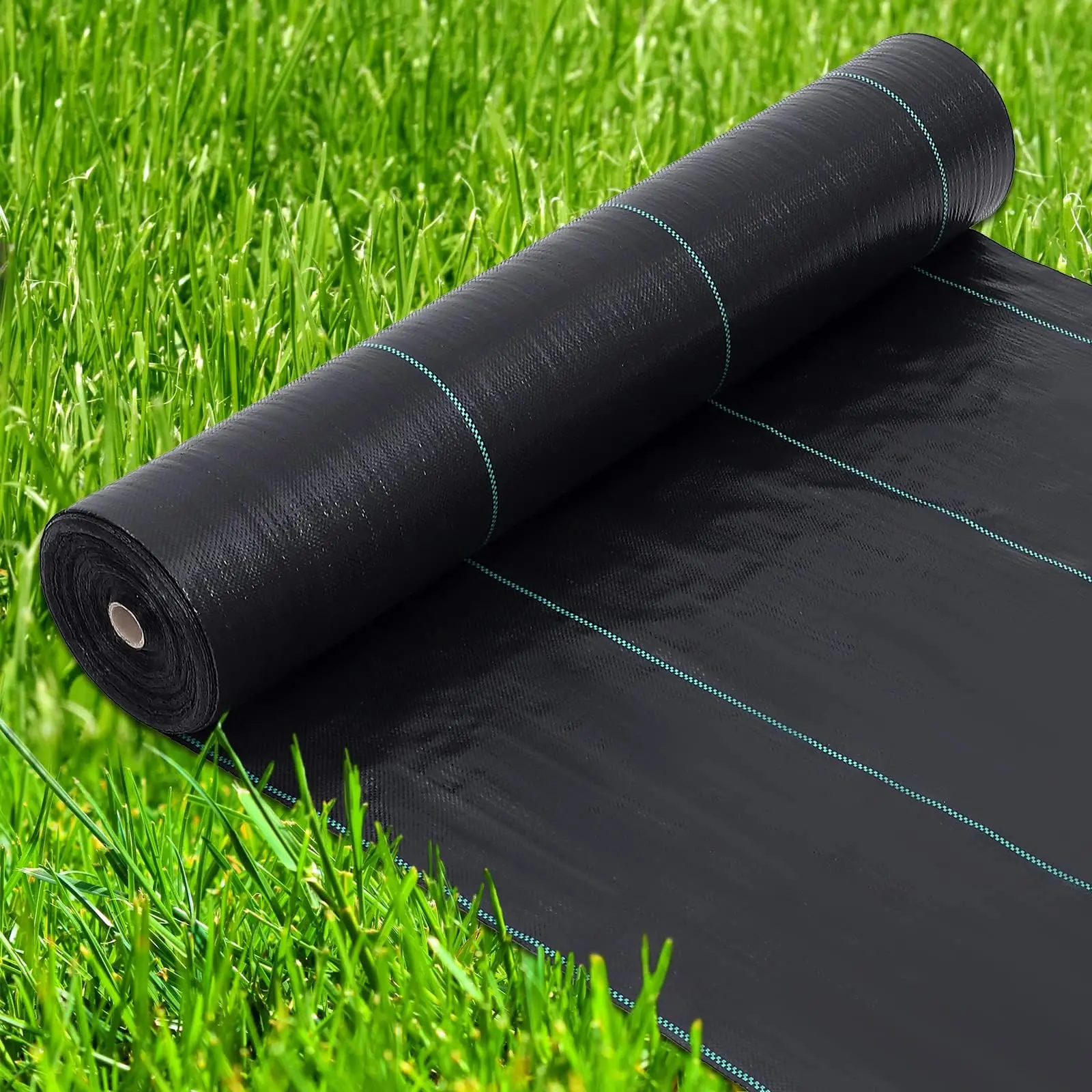 GARVEE 4Ft x 250Ft Weed Barrier Landscape Fabric Heavy Duty, 5Oz Geotextile Fabric Under Gravel,Garden Tarp to Prevent Weeds, UV Resistant, Permeable Ground Cover for Gardens