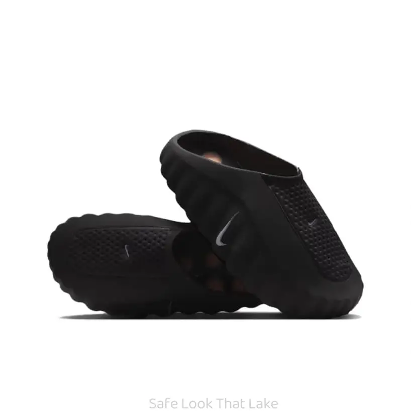 Mind 001 Quiet Closed-Toe Slippers Black - Stylish, Comfortable, Non-slip, Durable, Versatile Sports and Casual Slippers