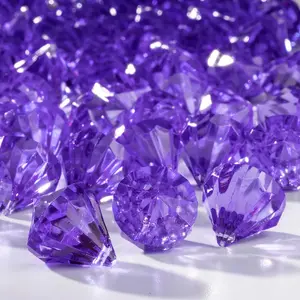 Bulk 100 Pc. Diamond-Shaped Purple Gems