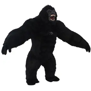 2.6 m Giant Inflatable Gorilla Costume – Adult Gorilla Inflatable Lucky Outfit, Suitable for Halloween