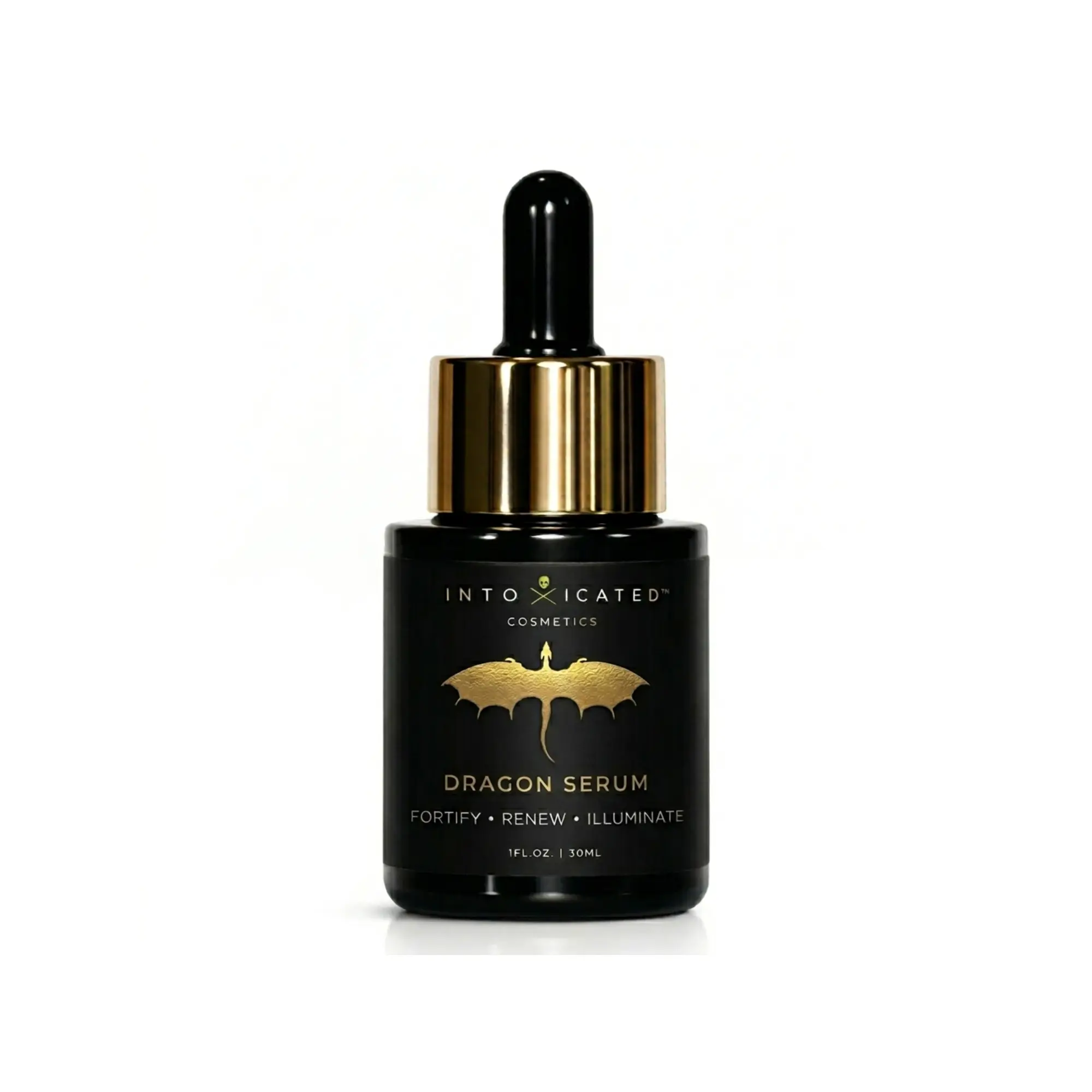 Intoxicated Cosmetics Dragon Serum | Longevity Antioxidant Serum with Astaxanthin, Dragon's Blood, Ashwagandha & Ergothioneine for Firming, Hydrating, Barrier Support, and Defense Against Aging & Environmental Stressors