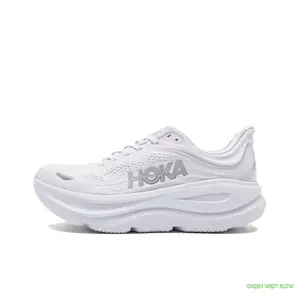 Pure White Thick-Sole Cushioned Running Shoes Breathable Mesh Lightweight Unisex Casual Sports Shoes Versatile Trendy Footwear