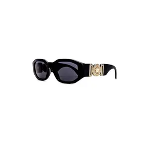 VERSACE Tribute Oval in Black & Black