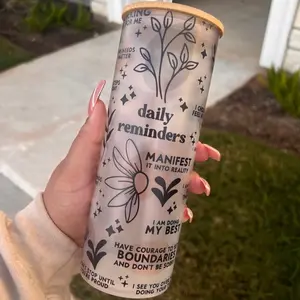 Daily Reminders Frosted 25oz Cup