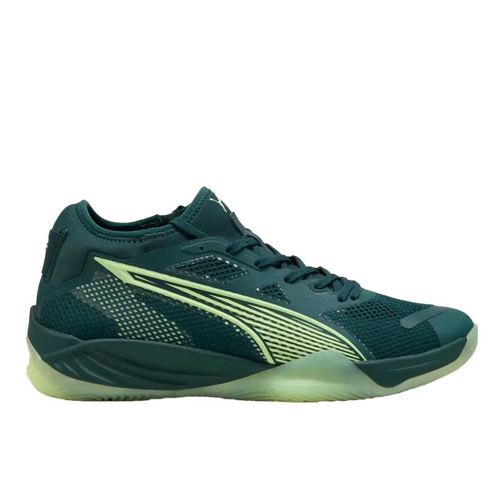 PUMA Mens Eliminate Nitro Sqd 4 Handball Sneakers Shoes - Green