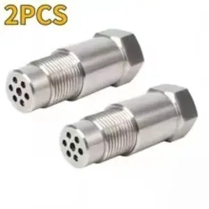 Universal Stainless Steel Check Engine Light CEL Mini Catalyst O2 Sensor Spacer Adapter, M18X1.5 Sensor Spacer Adapter, Car Repair Tool