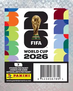 Sealed Pack (7 Stickers): Panini Official 2026 FIFA World Cup Stickers, Retail Version, Officially Licensed Soccer Collectibles, Album Sold Separately