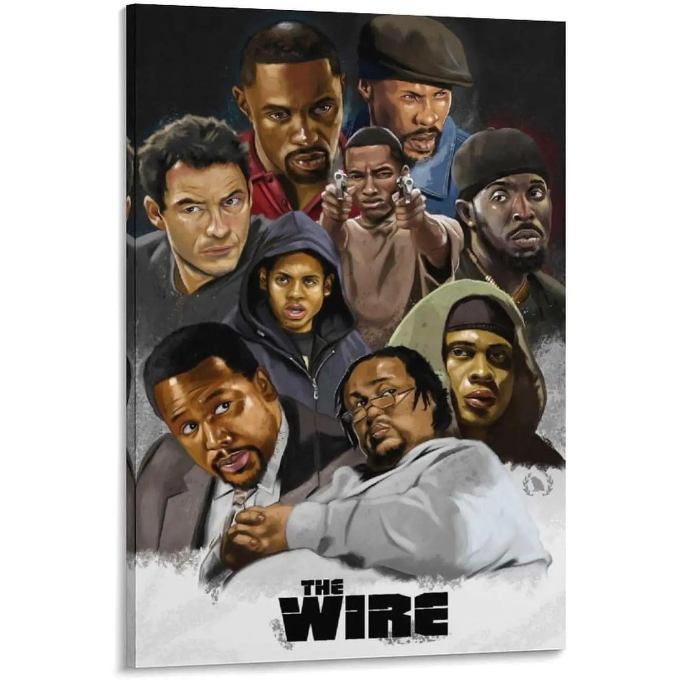 The Wire TV Series Wall Art Poster, Artwork Photo Print for Living Room, Bedroom Home Decor, Artistic