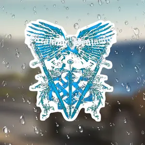 Ash Breaker Sticker for Car Laptop Fridge Luggage Plastic Surfaces, Durable Ash Design, Easy Application, Perfect for Home & Office Use