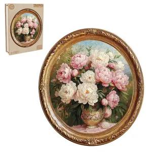 Tranquil Spring Day Wooden Jigsaw Puzzle for Adults and Kids Unique Shape Animal Wood Puzzles Challenging Puzzle, Family Game Creative Gifts，Laser-Cut Durable HDF Wood Puzzle