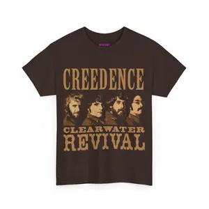 Creedence Clearwater Revival 70's Band Cotton Unisex T-Shirt A