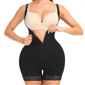Slimming Shapewear for Women Postpartum Tummy Control Body Shaper Butt Lifter Bodysuit Zipper Open Bust Open Crotch Corset Fajas summerwins