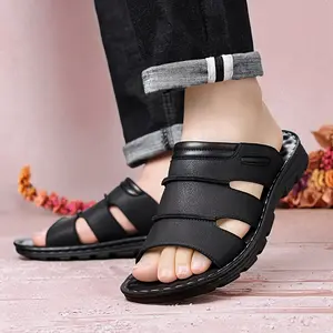 Men's summer sandals, non-slip soft-soled shoes, anti-odor outdoor beach shoes, thick-soled shoes