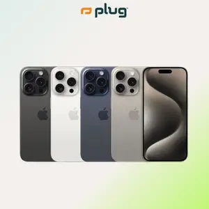 Refurbished iPhone 15 Pro (Unlocked) - Acceptable Condition with 1-Year Warranty by Plug