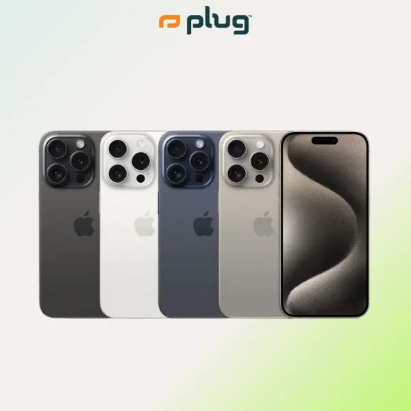 Refurbished iPhone 15 Pro (Unlocked) - Good Condition with 1-Year Warranty by Plug Refurbished iPhone 15 Pro (Unlocked) - Good Condition with 1-Year Warranty by Plug