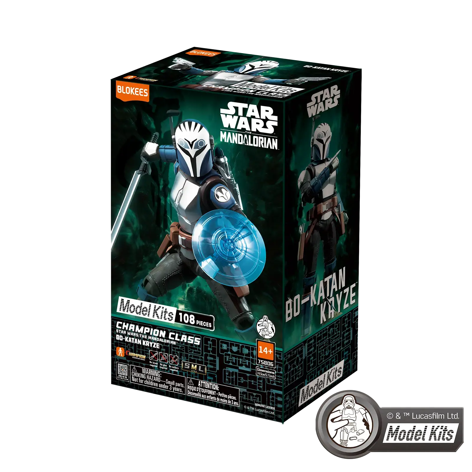 Blokees Star Wars: The Mandalorian Champion Class 06 Bo-Katan Kryze Model Kits