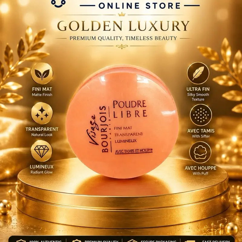 Bourjois Visage Poudre Libre Loose Face Powder - Smooth, Natural Matte Look