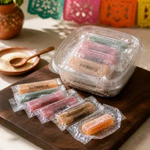 Camote La Zamorana  . Sweet Potato Candy Snack Estuche con 10 piesas.