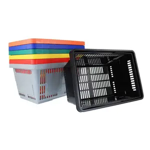 Plastic Grocery Baskets - Colored Plastic Grocery Baskets - Colored